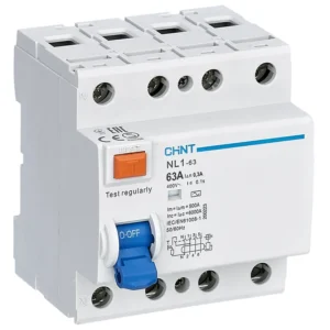 DIFERENCIAL 4X63A 300MA AC INTERRUPTOR DIFERENCIAL CHINT 070246330CH