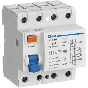 DIFERENCIAL 4X63A 30MA B INTERRUPTOR DIFERENCIAL CHINT 0702463030CH