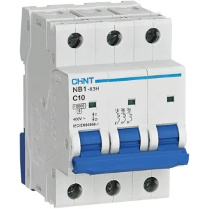 INTERRUPTOR 3X10A CURVA C 10KA 400VAC CHINT 07036310CH