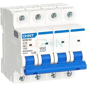 INTERRUPTOR AUTOMATICO 4X10A 10KA CURVA C CHINT 07031410CH