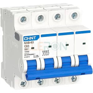 INTERRUPTOR AUTOMATICO 4X63A 10KA CURVA C CHINT 07031463CH