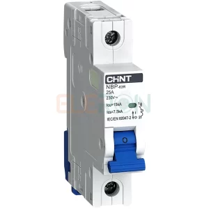 INTERRUPTOR AUTOMATICO 1X25A 15KA 230VAC NBP-63R CHINT 07030125CH