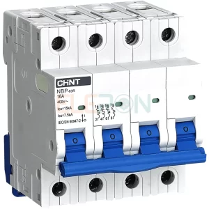 INTERRUPTOR AUTOMATICO 4X16A 15KA 400VAC NBP-63R CHINT 07030416CH