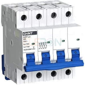 INTERRUPTOR AUTOMATICO 4X50A 15KA 400VAC NBP-63R CHINT 07030450CH