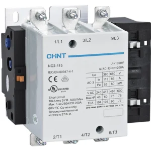 Contactor 115A 230Vac Nc2 4Na Control De Bobina 230Vac Chint 03011159011CH