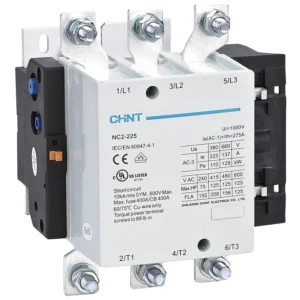 Contactor 225A 230Vac Nc2 3Na Control De Bobina 230Vac Chint 03012258011CH