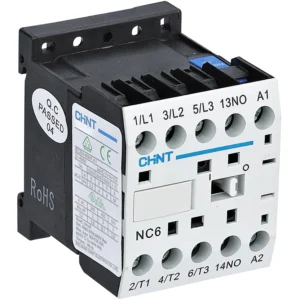 Contactor 6A 230Vac Nc6 3Na Control De Bobina 230Vac Chint 03040068310CH